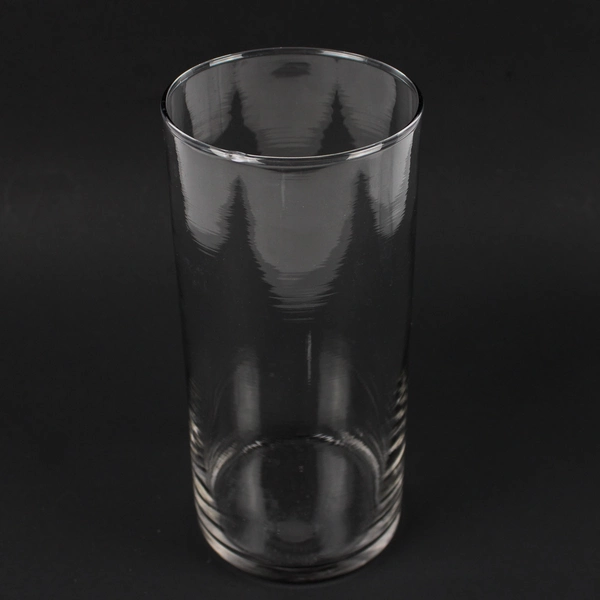 Lot Of 3 Unbranded Clear Glass Cylinder Vase 1 7.75" Tall 2 7.5" Tall