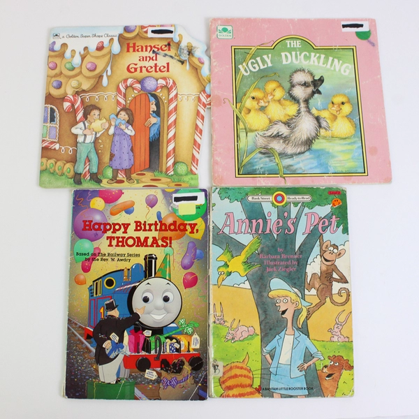 Lot of 4 Children's Books 1986 to 1990 Paperback