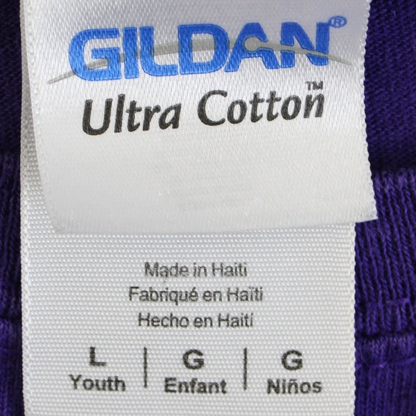 Gildan Duniway Middle School 1993 Purple Cotton T-Shirt Youth Size Large