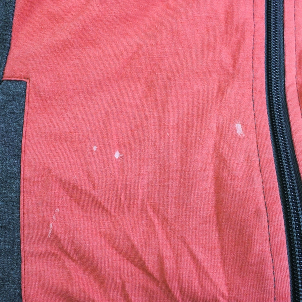 Avenue Gray/Red Zip Up Long Sleeve Sweater/Hoodie Womens Size 18/20