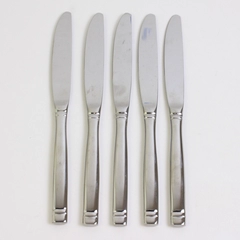 Lot Of 5 Mikasa MIS60 (Stainless) Flatware Dinner Knives 9.25" Long