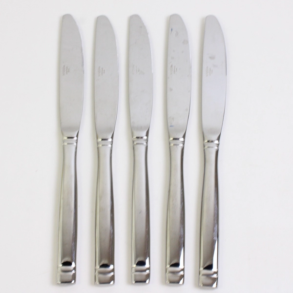 Lot Of 5 Mikasa MIS60 (Stainless) Flatware Dinner Knives 9.25" Long