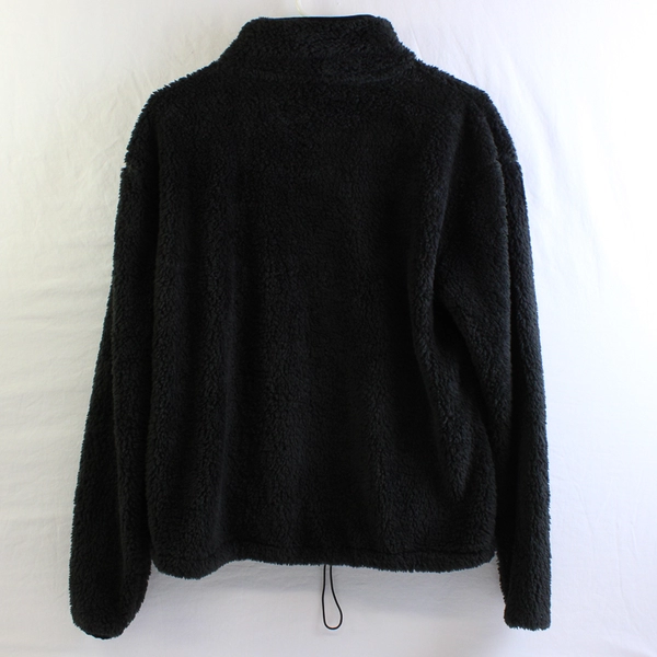No Boundaries Black Fuzzy 1/2-Zip Jacket Juniors Size Large 11-13