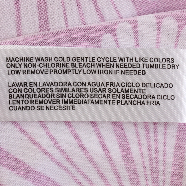 Carolyn Taylor Fuchsia Roll-Tab Sleeve Blouse Women's Size Large