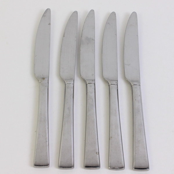 Lot Of 5 Mikasa Lucia (Stainless) Flatware Dinner Knives 9.5" Long