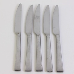 Lot Of 5 Mikasa Lucia (Stainless) Flatware Dinner Knives 9.5" Long