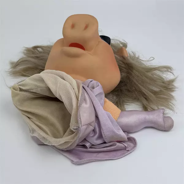 1977 Fisher Price Jim Henson The Muppets Miss Piggy Hand Puppet Doll
