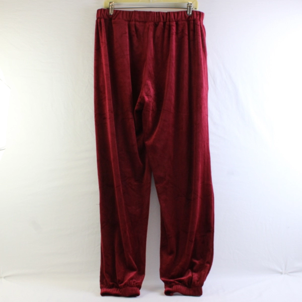 Beyove Women’s XL Red Velour Jogger Sweatpants