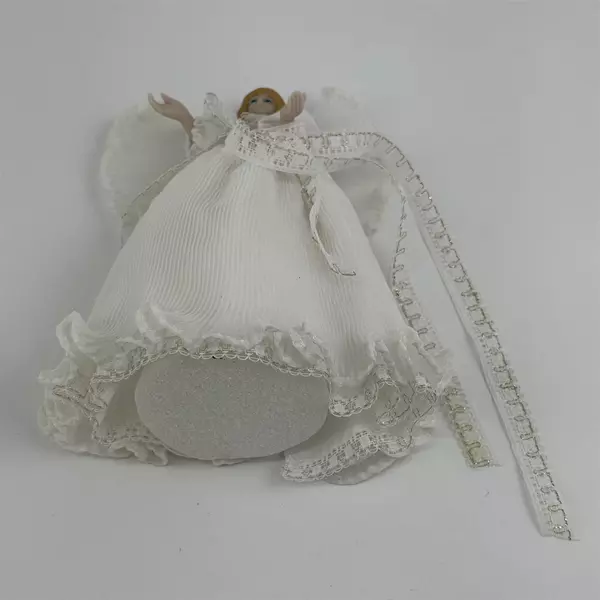 Christmas Angel Figurine Holiday Decor 8.5" Tall Good Pre-Owned Condition