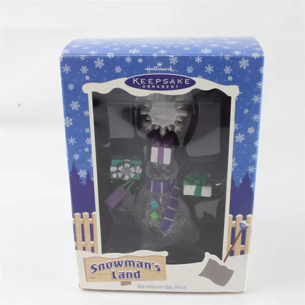 Vintage Hallmark Keepsake 2003 Snowman's Land Ornament