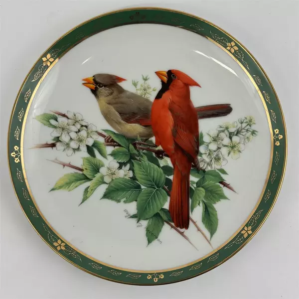 3 Danbury Mint The Songbirds Series Collector Plates By Roger Tory Peterson 1990