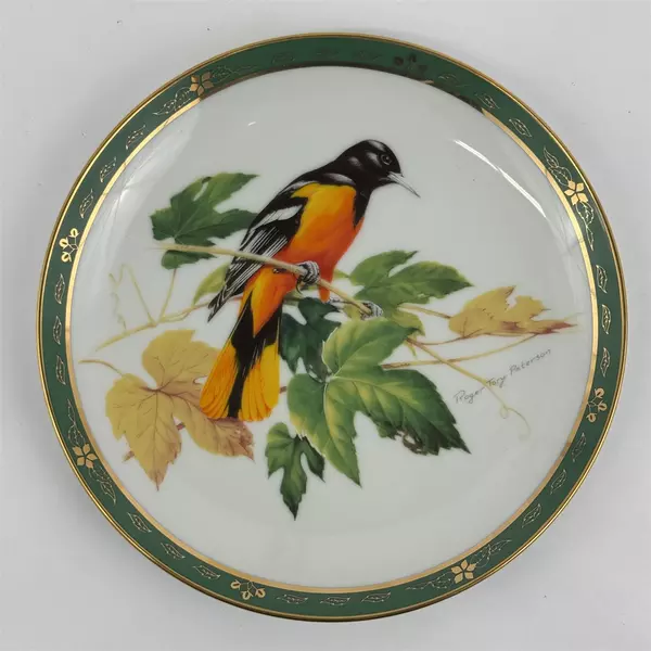 3 Danbury Mint The Songbirds Series Collector Plates By Roger Tory Peterson 1990