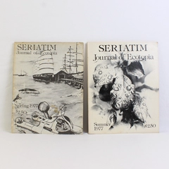 Vintage Lot of 2 Seriatim Journal Of Ecotopia Magazine Spring 1977 Summer 1977