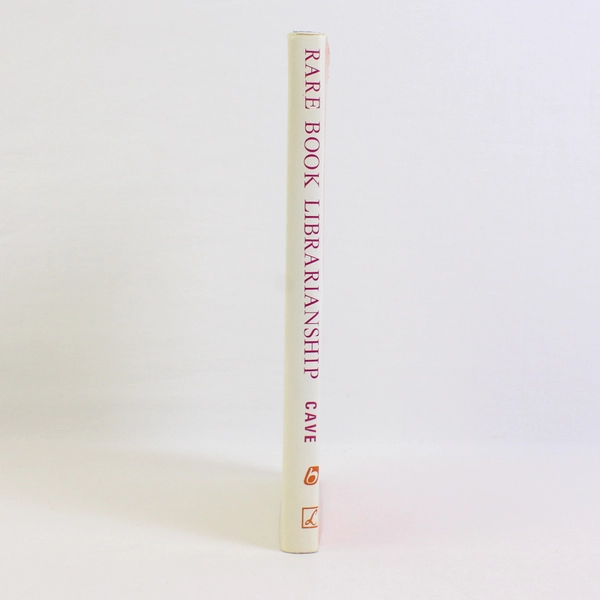 Rare Book Librarianship by Roderick Cave (1976, Hardcover)