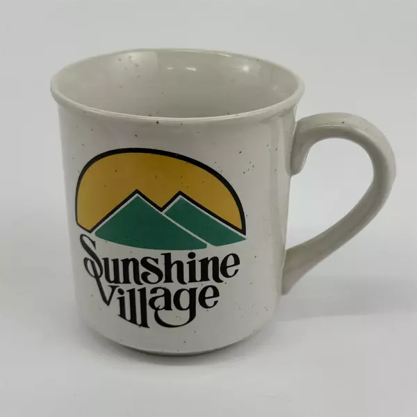 Sunshine Village Ceramic Mug Banff Canada Souvenir Coffee Cup Collectible