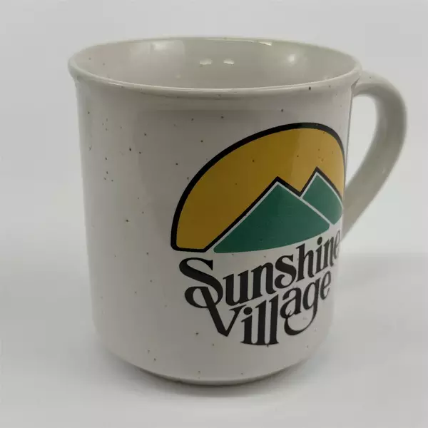 Sunshine Village Ceramic Mug Banff Canada Souvenir Coffee Cup Collectible