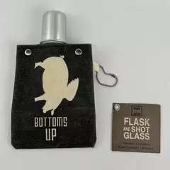 Botttoms UP TOTE+ABLE Totable Wine Water Canvas Canteen BPA Free Liner Bag 4 oz