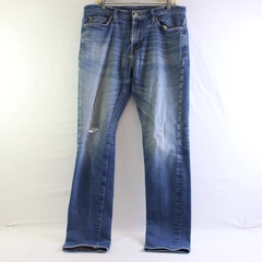 Ace Rivington Men's 34x34 Medium Wash Tapered-Leg Distressed Jeans