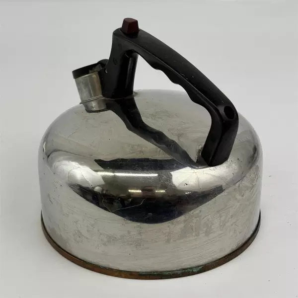 West Bend 2.5 Qt. Singing Tea Kettle Stainless Steel Copper Bottom USA