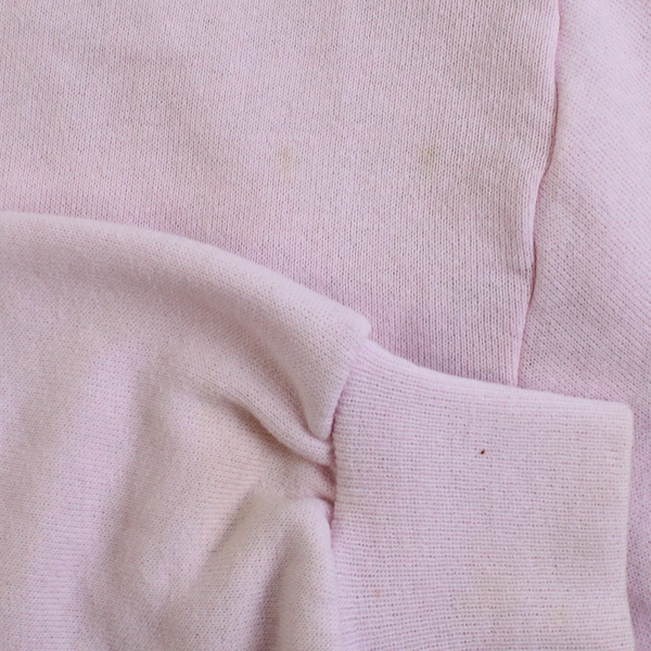 VTG Nature's Garden by Morning Sun Pink Floral Sweater Women's XL FLAWED