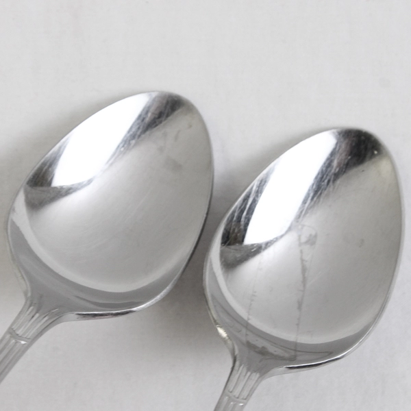 Lot of 2 Retroneu Noblis 18/10 Stainless Teaspoons 6.13 Inches