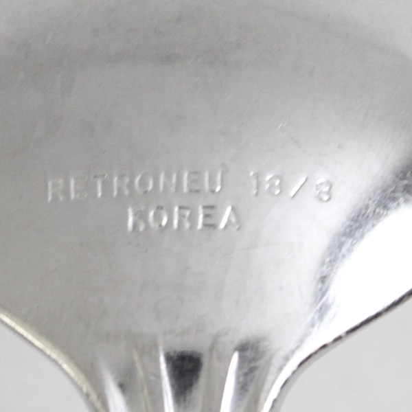 Lot of 2 Retroneu Noblis 18/10 Stainless Teaspoons 6.13 Inches