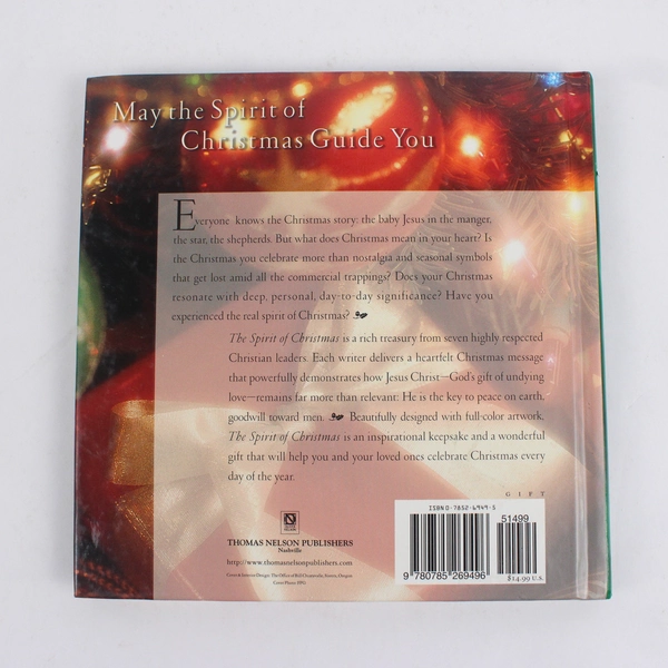 Spirit of Christmas by Johnson, Lucado, McCullough, Phillips, Stanley (1999, HC)