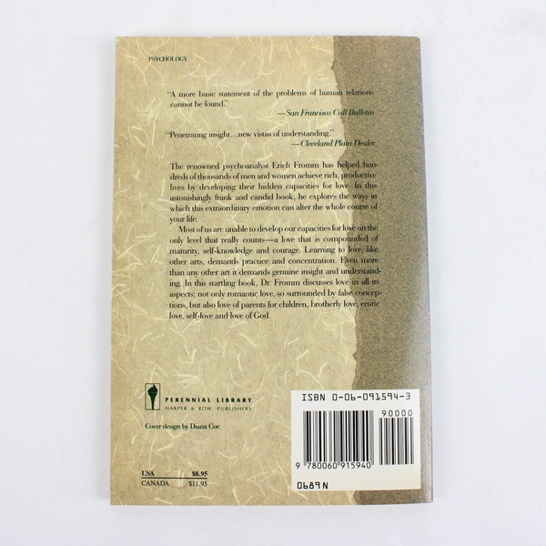 The Art of Loving by Erich Fromm (1989, Trade Paperback)