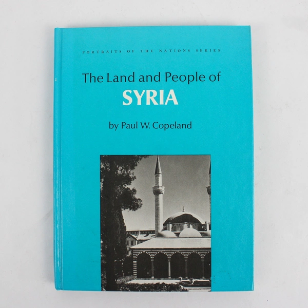 Lot of 3 Land And People Books Jordan Syria Lebanon Middle East 1970s Hardcover
