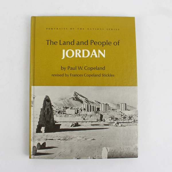 Lot of 3 Land And People Books Jordan Syria Lebanon Middle East 1970s Hardcover