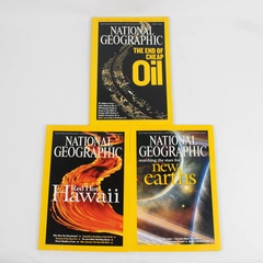 Lot of 3 2004 National Geographic Magazines June October December