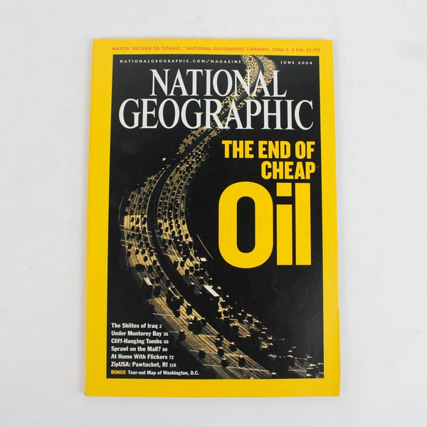 Lot of 3 2004 National Geographic Magazines June October December