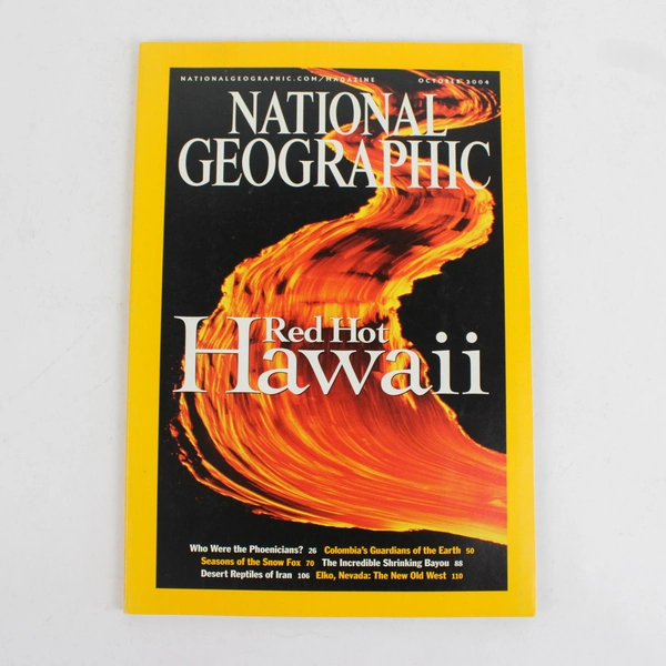 Lot of 3 2004 National Geographic Magazines June October December