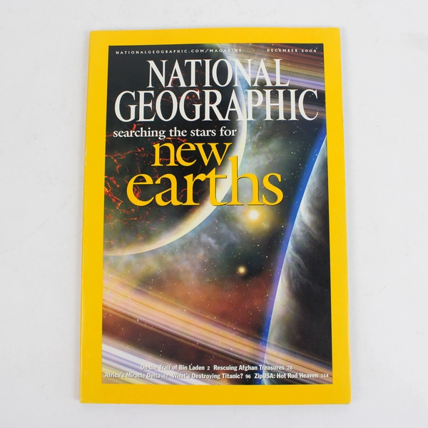 Lot of 3 2004 National Geographic Magazines June October December