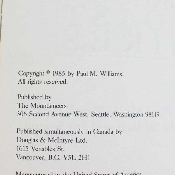 Oregon Coast Hikes by Paul M. Williams Mountaineers (1985, Trade Paperback)