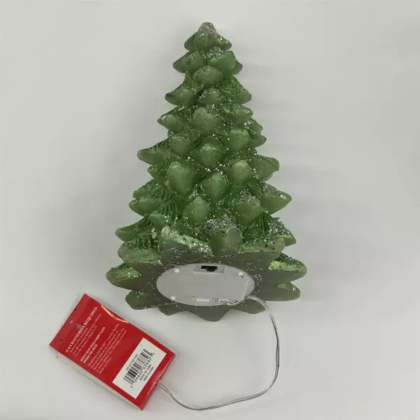  Martha Stewart Flameless Taper Christmas Tree Candle With Battery Remote Works