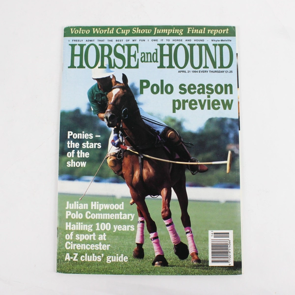 Vintage Horse And Hound Magazine April 21 1994 Polo Season Preview 