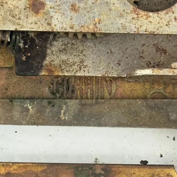 Vtg Corbin Brass US Post Office Box Door Eagle Double Combination Dial 4353