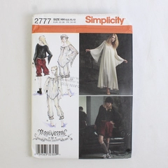 Simplicity Arkivestry 2777 Spooky Nightwear Women's Size HH (6, 8, 10, 12) 2008