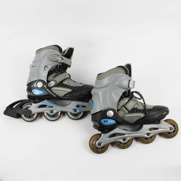 Chicago Air Flex CRS66 Inline Skates Roller Blades Women' Size 8 Blue/Gray/Black