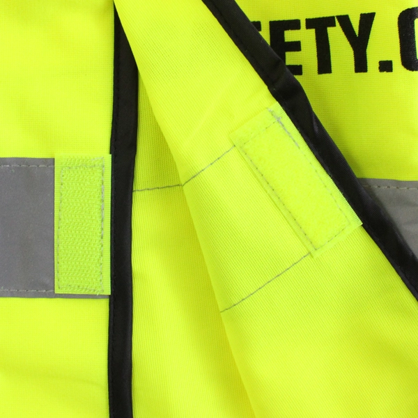 Boss Manufacturing Company Safety Vest "Safely Home" Print Men's Size 3XL Yellow