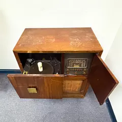 Vintage Magnavox 154B Stereo Cabinet Turntable Radio 1950s Untested