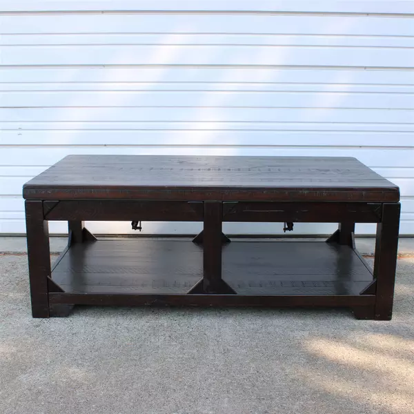 Hongyl Dark Wood Lift Top Coffee Table 