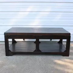 Hongyl Dark Wood Lift Top Coffee Table 