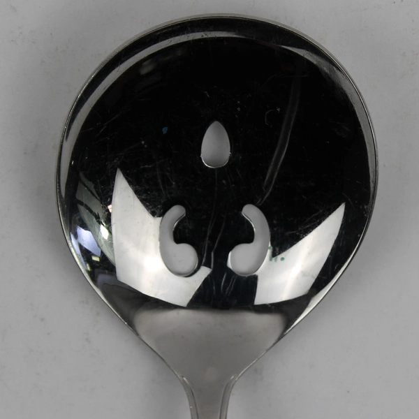 Lot Of 2 Splendide Manhattan (Stainless) Flatware Pierced Serving Spoons 9.25"