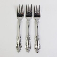 A Lot of 3 Michael Lloyd 18/8 Stainless Flatware Salad Forks MLL7 Pattern 7 Inch