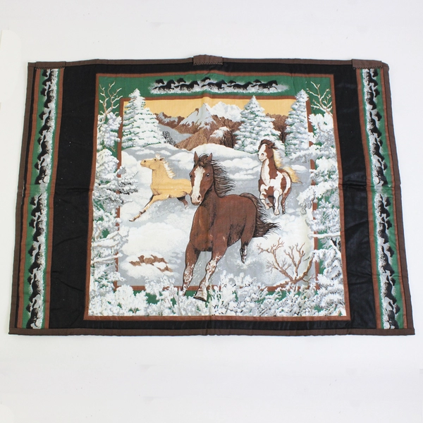 Handmade Quilted Reversible Wall Hanging 17.5 x 23.5 Inches Home Decor