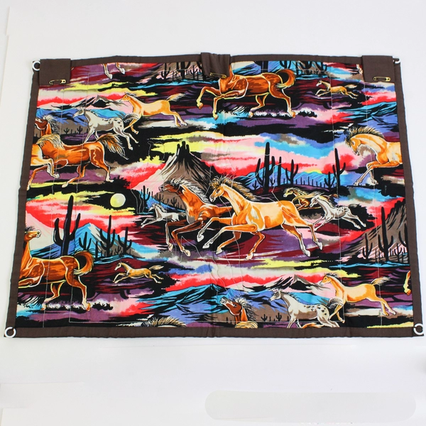 Handmade Quilted Reversible Wall Hanging 17.5 x 23.5 Inches Home Decor