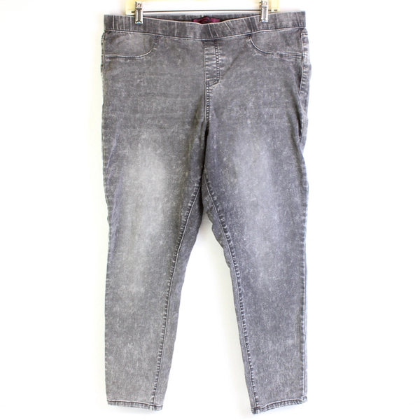 No Boundaries Juniors XXL Stonewash Gray Jeggings