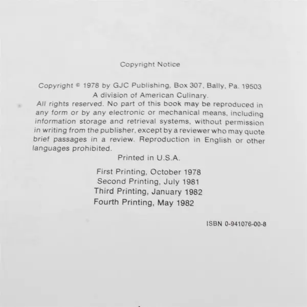 The Fine Art of Garnishing Jerry Crowley Vintage Cookbook 1982 Paperback 